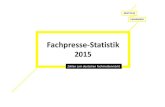 Fachpresse-Statistik 2015 - Zahlen zum deutschen Fachmedienmarkt