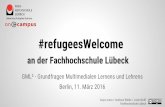#refugeesWelcome an der Fachhochschule Lübeck