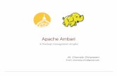Manage Hadoop Cluster with Ambari