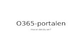O365 portalen