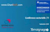 Conférence-Témoignage | Conférence Sectorielle TI | Programme Interconnexion 2015