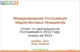 Отчет МАМИ за 2012 год