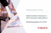 Sähkökauppapäivä 2016 Juha Hiekkala