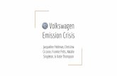 Volkswagen Emission Crisis