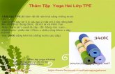 Thảm tập yoga TPE hai lớp đài loan cao cấp chất lượng tốt