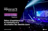 Retour d’expérience sur le monitoring et la sécurisation des identités Azure