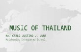 MAPEH 8 (Music 1st Quarter) - Music of Thailand