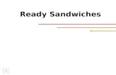 Ready sandwiches
