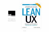 UXBC #26: Lean UX