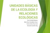 Unidades básicas de la ecología y relaciones ecologicas