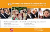 23. Österreichischer Fundraising Kongress - Programmbroschüre