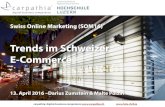 Trends im Schweizer E-Commerce - Vortrag an der SOM 2016