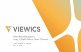 Patient Blood Management: Impact of Quality Data on Patient Outcomes