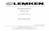 Lemken euro-titan 10 parts catalog