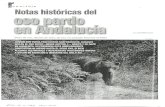 Notas históricas sobre el oso pardo en Andalucía