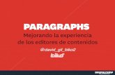 Drupal & Paragraphs. DrupalCamp Granada 2016