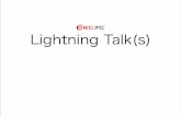 Lightning Talks at EC navi