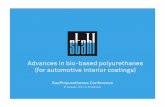 SusPolyurethanes Conference:  Advances in biobased polyurethanes