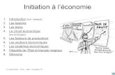 Initiation à l'économie