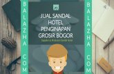 Jual Sandal Hotel Penginapan Grosir Bogor