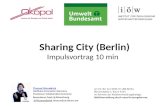 Sharing City vs. Smart City. Fokus Berlin.