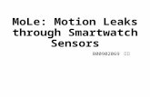 Mole: Motion Leaks Through Smartwatch Sensors