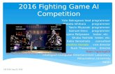 2016 Fighting Game Artificial Intelligence Competition