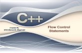 4 flow control statements