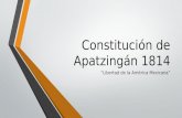 Constitución de apatzingán 1814