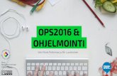 OPS2016 ja ohjelmointi