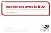 Bilan BU Angers - CFVU 2016