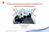 Kulttuuria kouluun -kiertue Kokkolassa 4.2.2016