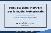 Incontro formativo "L'USO DEI SOCIAL NETWORK PER LO STUDIO PROFESSIONALE" - Jesolo 28 ottobre 2016