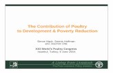The Contribution of Poultry to Development & Poverty Reduction