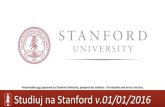 Studia @ Stanford: jak aplikować na Stanford University prezentacja