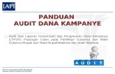 panduan audit dana kampanye
