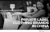Private Label Clothing Brands in China | Daxue Consulting