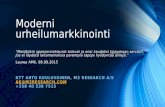 Moderni urheilumarkkinointi- luento, Laurea Ammattikorkeakoulu 08.09.2015