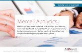 Mercell Analytics - Oppnå langvarige konkurransefortrinn