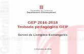 Trobada pedagogica gep1 3oct 2016