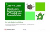 Dr. Julia-Katharina Rißling (Universität Bremen): Das Lobo-Programm: Elternbasierte Sprachförderung im Vorschul- und Grundschulalter