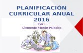 PLANIFICACION CURRICULO 2016