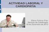 Actividad laboral en pacientes Cardiópatas