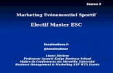 Marketing Evénementiel Sportif - Electif Master ESC - séance 5