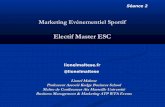 Marketing Evénementiel Sportif - Electif Master ESC - séance 2
