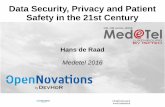 Data security, privacy and patient safety in the 21st century