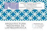 Historia de la arquitectura VI latinoamerica