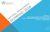 National Management Olympiad 2016