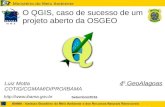O QGIS, caso de sucesso de um projeto aberto da OSGEO