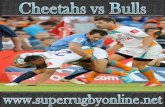 Go Live!!.. Cheetahs vs Bulls Live Super Rugby